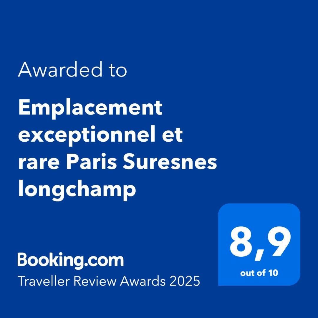 Emplacement Exceptionnel Et Rare Paris Suresnes Longchamp Exteriér fotografie